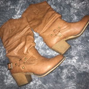 Brown boots